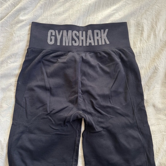 Gymshark Pants - Gymshark Black High-Waist Seamless Legging Biker Shorts with Branded Waistband